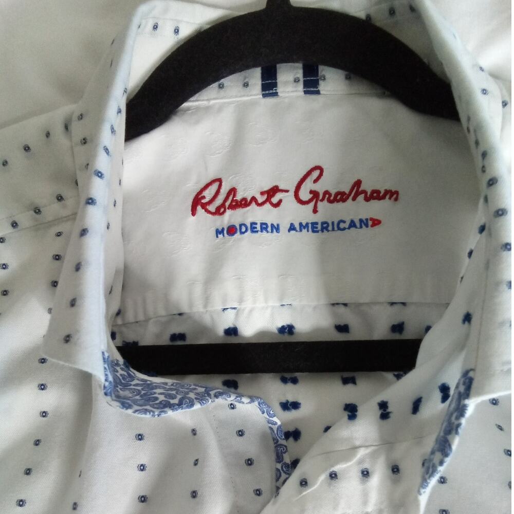 Robert Graham MODERN AMERICANA L/S Casual Shirt- Large - Picture 7 of 11